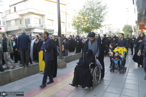 دسته عزاداری شهادت حضرت علی (ع) با حضور آیت‌الله العظمی وحید خراسانی