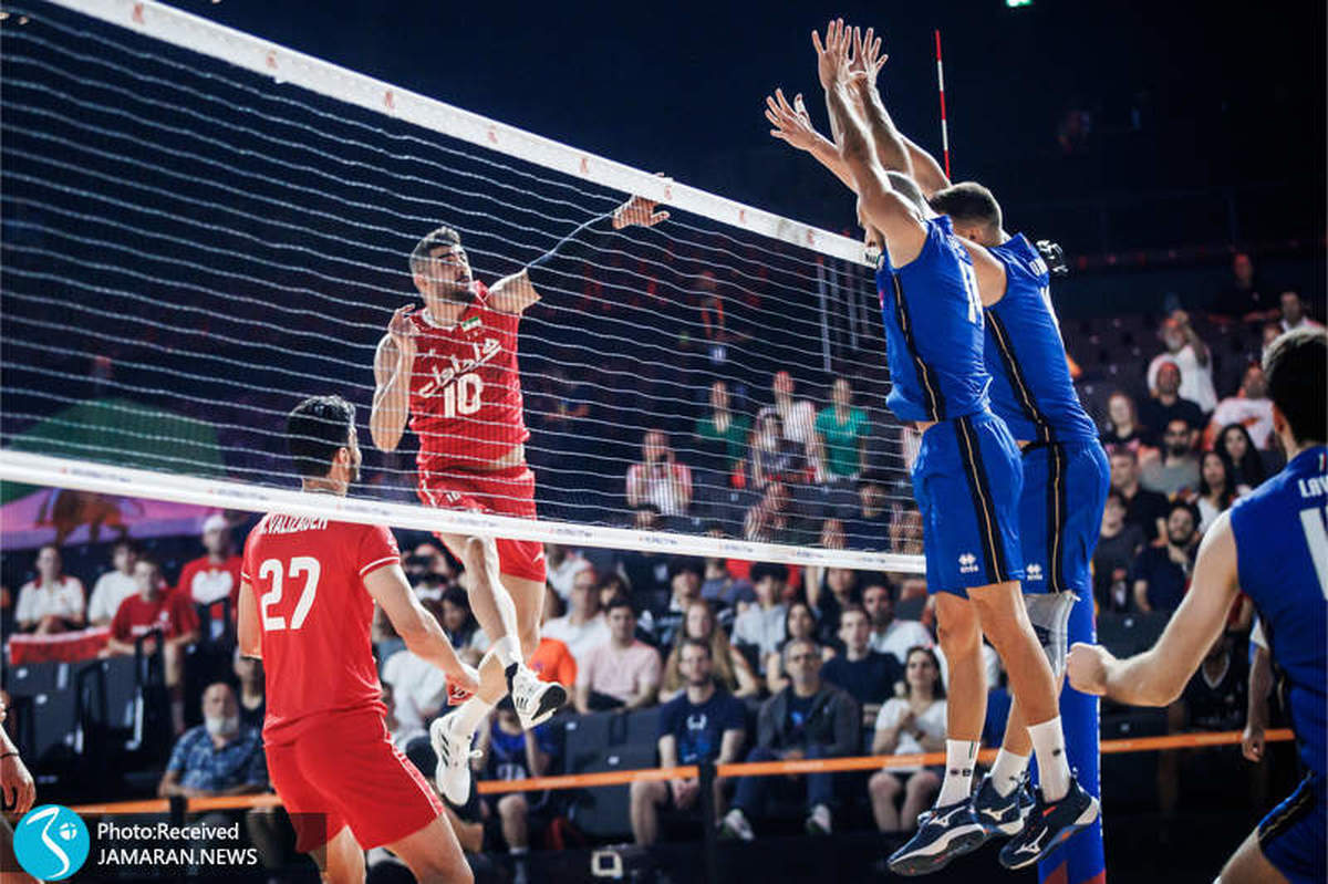 گزارش تصویری از دیدار والیبال ایران و ایتالیا