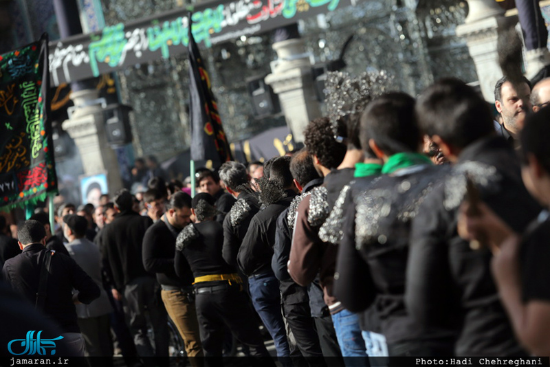  عزاداری شهادت حضرت علی ابن موسی الرضا(ع) در حرم مطهر حضرت معصومه(س)