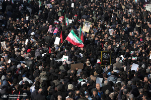 حضور میلیون ها تهرانی در تشییع پیکر مطهر سردار قاسم سلیمانی - 4