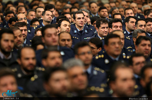 دیدار فرماندهان نیروی هوایی و پدافند هوایی ارتش با رهبر معظم انقلاب