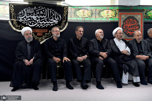 دومین روز مراسم عزاداری حضرت اباعبدالله الحسین (ع) در دفتر حسن روحانی