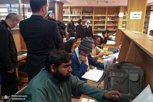 بازدید حجت الاسلام والمسلمین ناطق نوری از بیت امام خمینی(س) در نجف اشرف