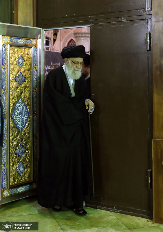 حضور رهبر معظم انقلاب در مرقد مطهر امام خمینی(س) و گلزار شهیدان