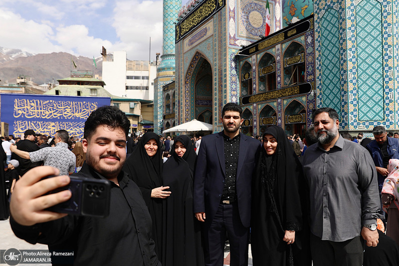 مراسم تحويل سال در آستان حضرت امام زاده صالح (ع)