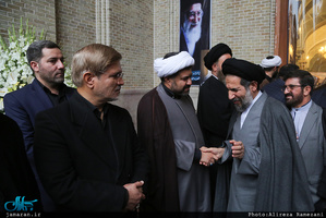 مراسم ختم آیت الله حائری شیرازی(ره) در مدرسه عالی شهید مطهری 