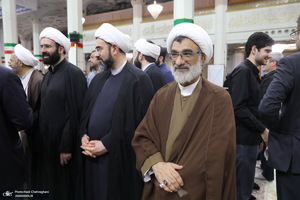 مراسم چهلم شهیدان لاریجانی در حرم مطهر حضرت معصومه (س)