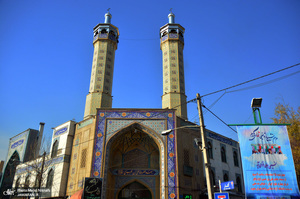 مراسم تشییع و تدفین 2 شهید گمنام در دانشگاه آزاد تهران جنوب