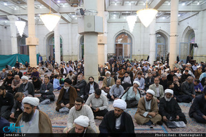 مراسم چهلم آیت الله حاج نصرالله شاه آبادی(ره) در مسجد اعظم قم