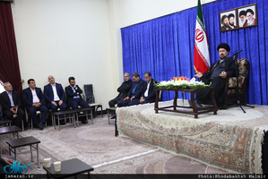 دیدار وزیر، معاونان و کارکنان وزارت ارتباطات و فناوری اطلاعات با سید حسن خمینی