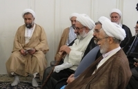 دیدارجمعی از علماء و روحانیت تهران و کرج با آیت الله فاضل لنکرانی (10)