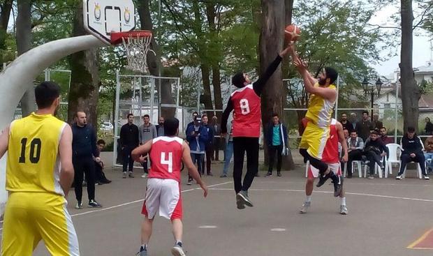 مسابقات بسکتبال خیابانی کشور در رشت پایان یافت