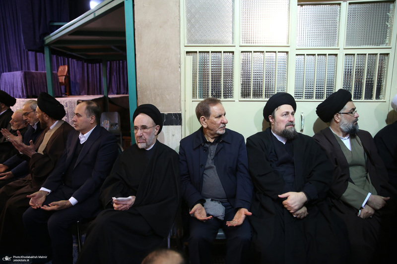 مراسم سالگرد رحلت آیت‌الله سید محمد موسوی بجنوردی در حسینیه جماران  -2