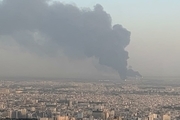 آتش‌سوزی در پالایشگاه شهید تندگویان تهران/ دود غلیظ از مناطق جنوبی تهران + فیلم و تصاویر