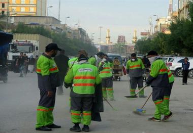 خدام الحسین شهرداری تهران خانه حضرت علی(ع) را غبارروبی کردند