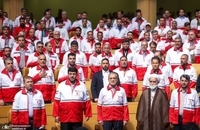حضور رئیس‌جمهور در گرامیداشت هفته هلال‌احمر  (1)