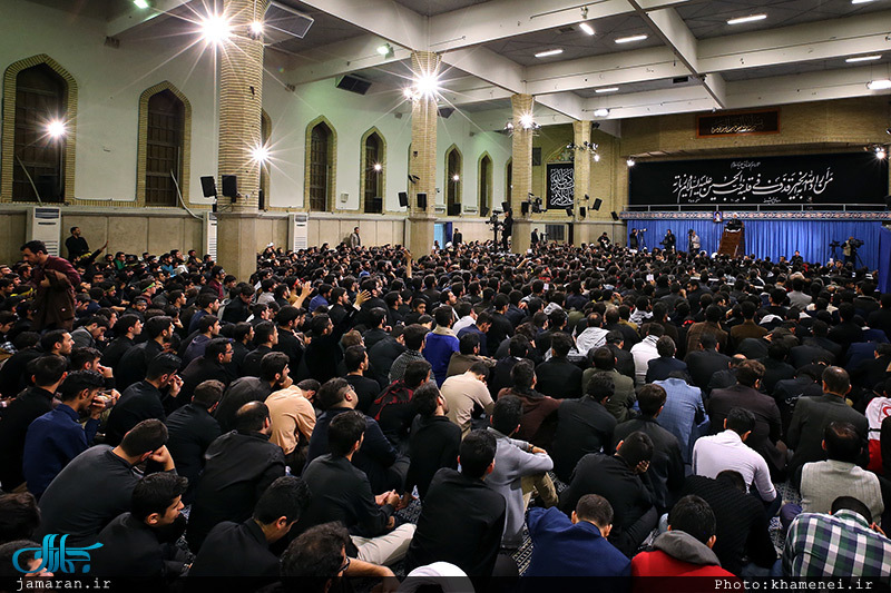 عزاداری اربعین حسینی با حضور هیئت‌های دانشجویی در حسینیه امام خمینی