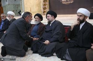 مراسم سوگواری شب اربعین حسینی(ع) در حرم امام خمینی(س)