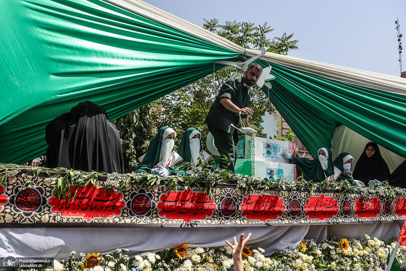 مراسم تشییع شهدای جنگ تحمیلی رژیم صهیونیستی در تهران-5