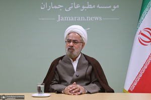 حضور حجت الاسلام و المسلمین مرتضی جوادی آملی در موسسه مطبوعاتی جماران
