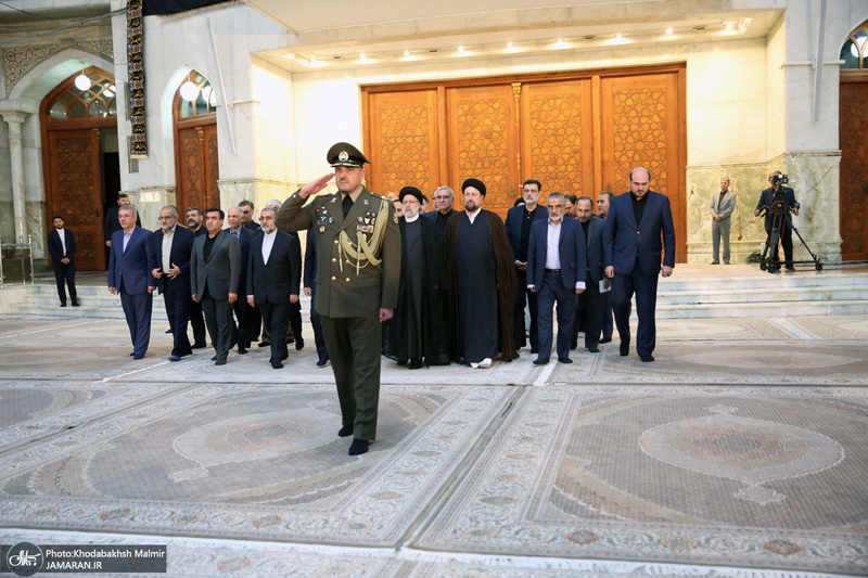 تجدید میثاق رئیس جمهور و اعضای دولت با آرمان های حضرت امام خمینی (س)