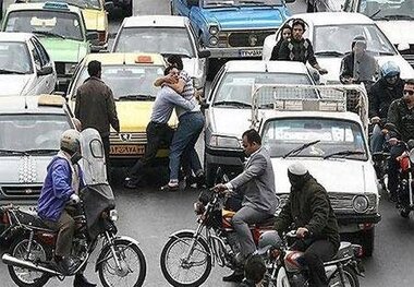 ۵۰۰ هزار پرونده نزاع خیابانی در پایتخت!