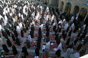 نماز عید سعید فطر در حرم حضرت فاطمه معصومه(س)