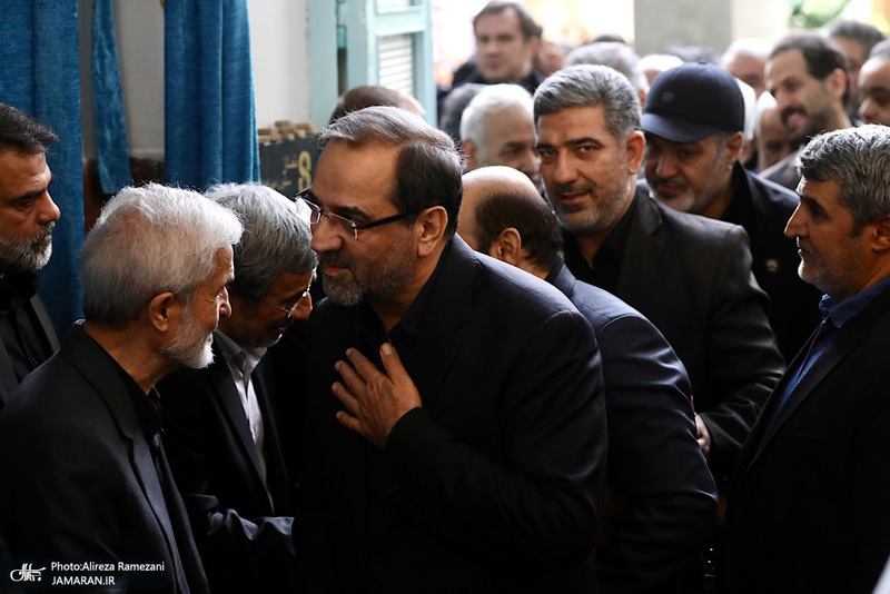 مراسم ختم خواهر محمود احمدی نژاد