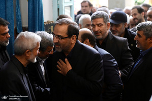 مراسم ختم خواهر محمود احمدی نژاد