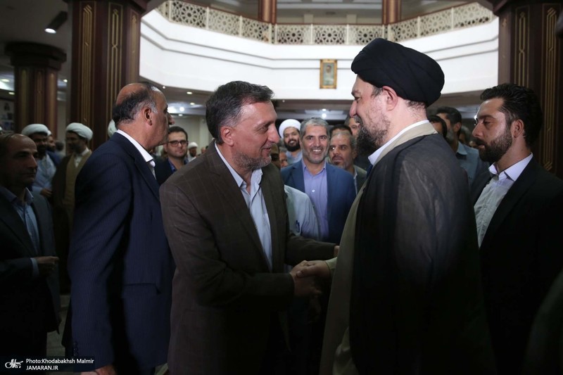 دیدار رئیس و کارکنان سازمان اوقاف و امور خیریه با سید حسن خمینی