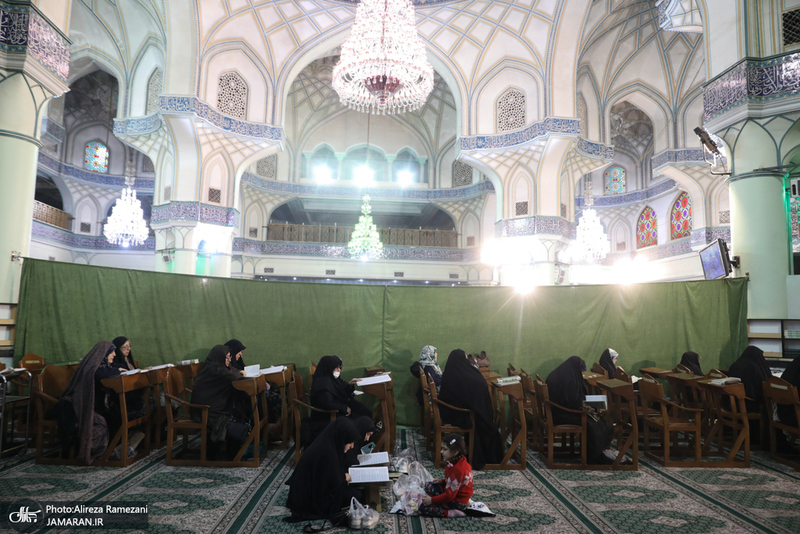 مراسم جزخوانی قرآن کریم در حرم مطهر حضرت عبدالعظیم حسنی(ع)