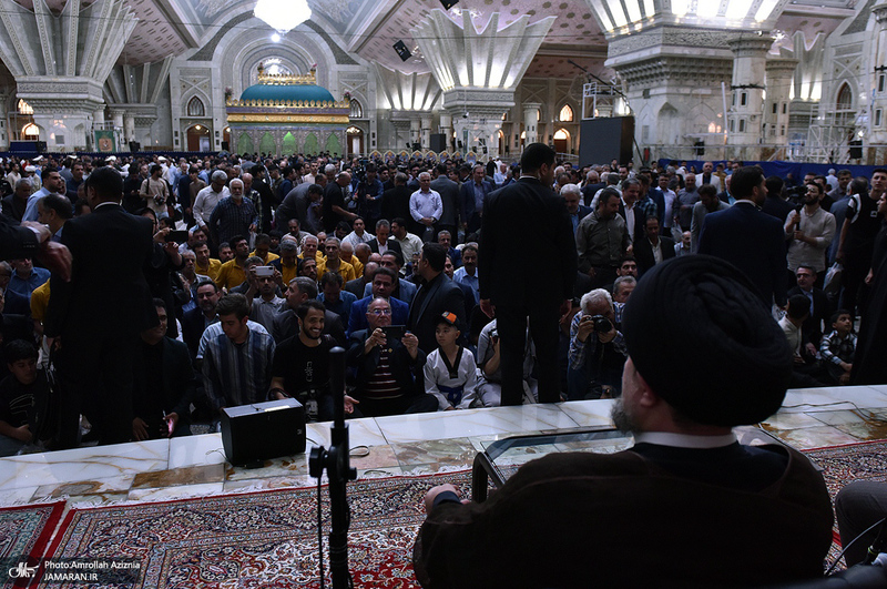 مراسم تجدید میثاق جامعه ورزش با آرمان های حضرت امام (س) -2