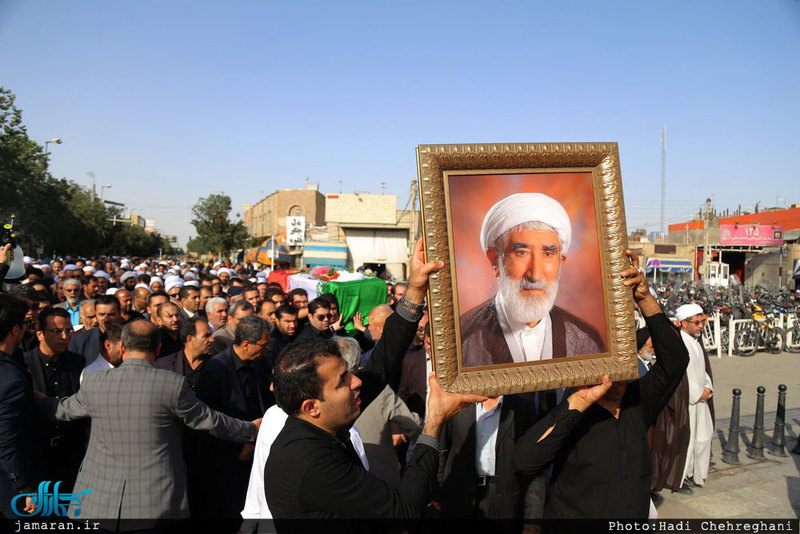 مراسم تشییع حجت الاسلام و المسلمین دکتر احمد احمدی در قم 