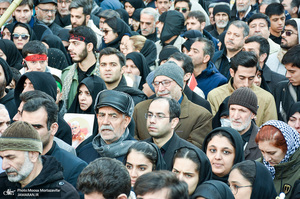  حضور میلیون ها تهرانی در تشییع پیکر مطهر سردار قاسم سلیمانی - 9 