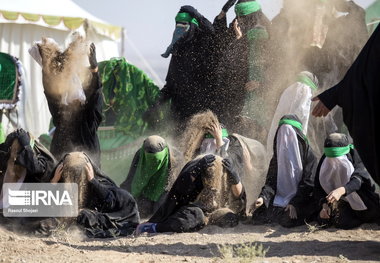 نهمین سوگواره تعزیه‌خوانی نینوا در بردسکن برگزار شد