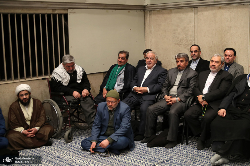 دیدار هزاران نفر از ذاکران و ستایشگران اهل‌بیت(ع) با رهبر معظم انقلاب