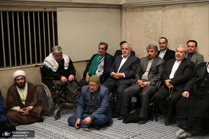 دیدار هزاران نفر از ذاکران و ستایشگران اهل‌بیت(ع) با رهبر معظم انقلاب