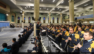 دیدار فرماندهان نیروی هوایی و پدافند هوایی ارتش با رهبر معظم انقلاب