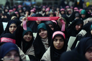 گردهمایی دانشجویان و طلاب بسیجی در حرم مطهر امام خمینی (س)