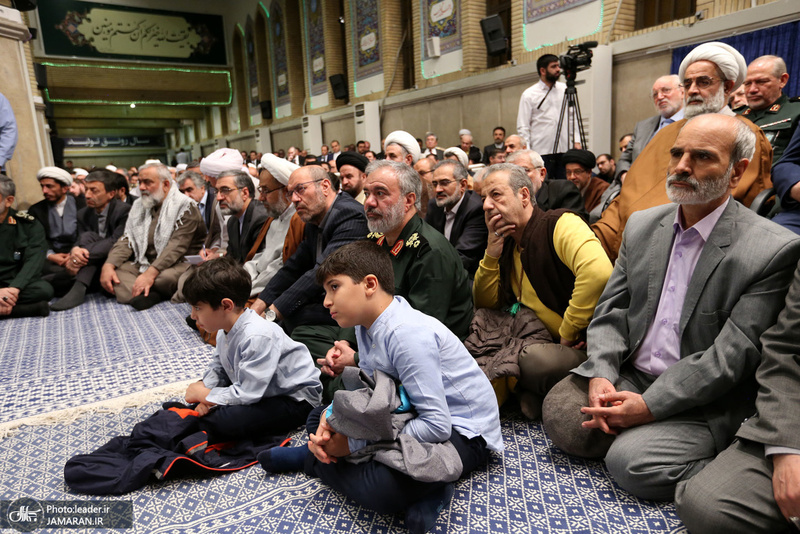 دیدار مسئولان نظام و میهمانان کنفرانس وحدت اسلامى‌ با رهبر معظم انقلاب