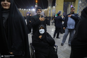 مراسم عزاداری شهادت حضرت فاطمه زهرا (س) در مسجد اعظم قم‎