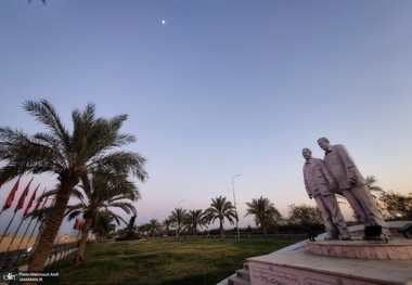 محل شهادت حاج قاسم سلیمانی و ابومهدی المهندس در فرودگاه بغداد