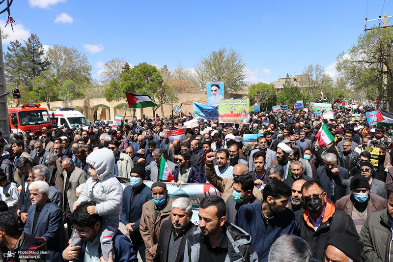 راهپیمایی باشکوه روز قدس در خمین