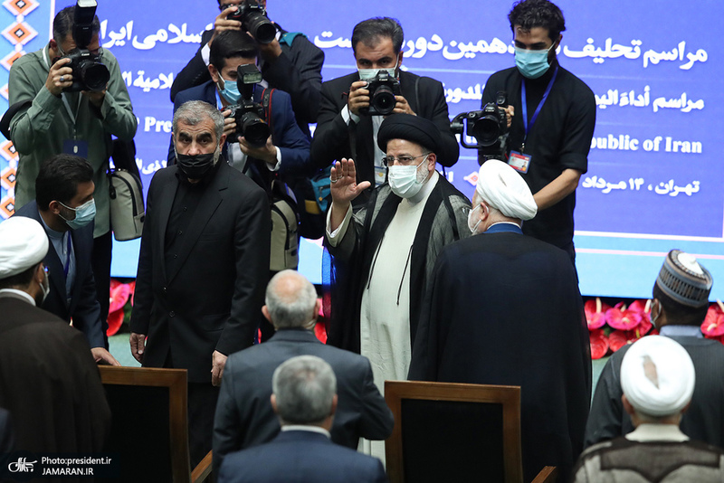 مراسم تحلیف حجت الاسلام و المسلمین رئیسی در مجلس شورای اسلامی