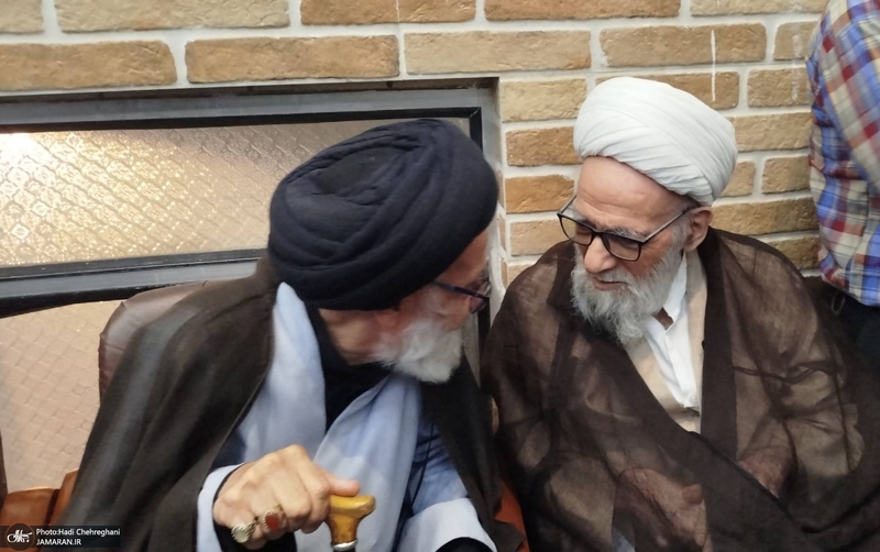 مراسم وداع با آیت الله العظمی شبیری زنجانی (ره)