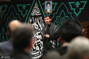 آخرین شب مراسم عزاداری شهادت حضرت فاطمه‌زهرا (س) در حسینیه امام خمینی