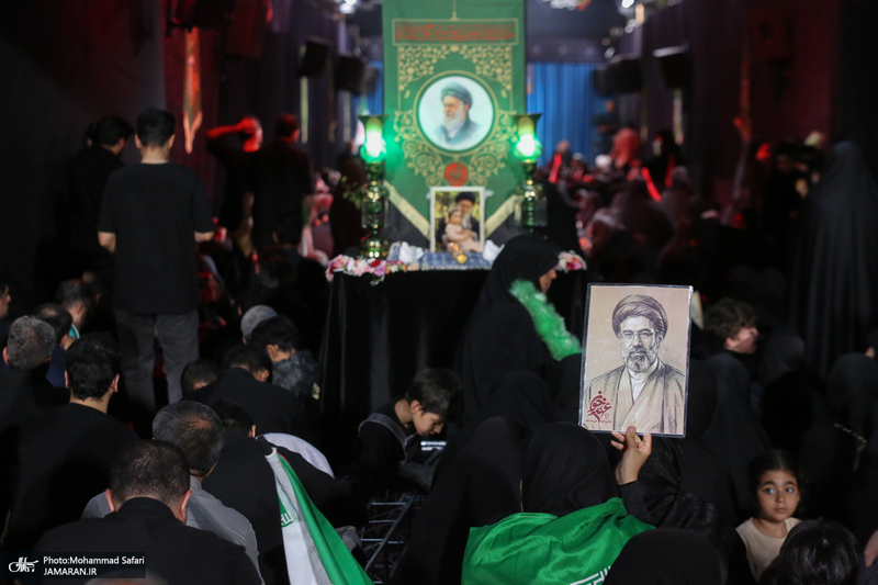 مراسم عزاداری امام حسین (ع) در خیابان کشور دوست