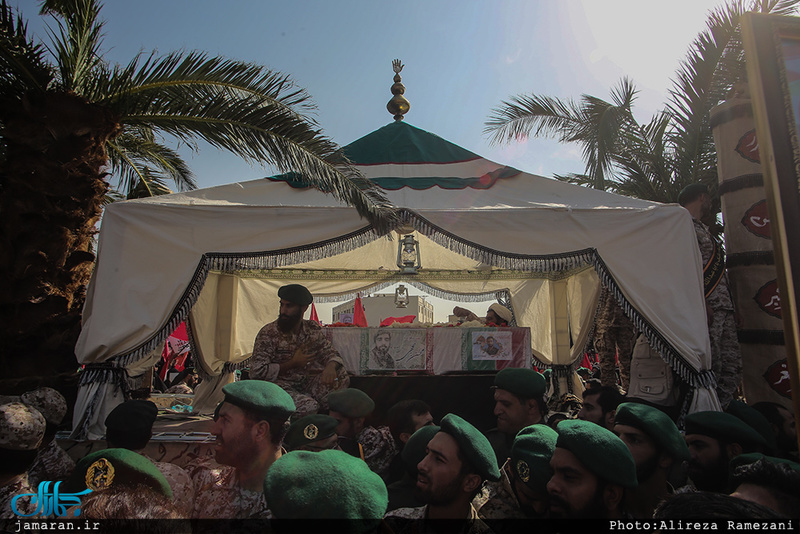 وداع باشکوه مردم تهران با شهید محسن حججی-2