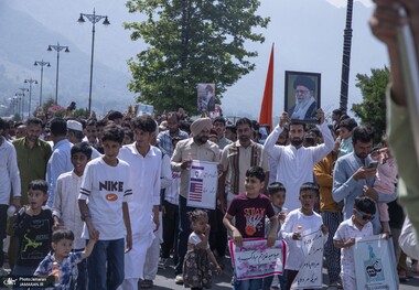 راهپیمایی عید غدیر در کشمیر هند