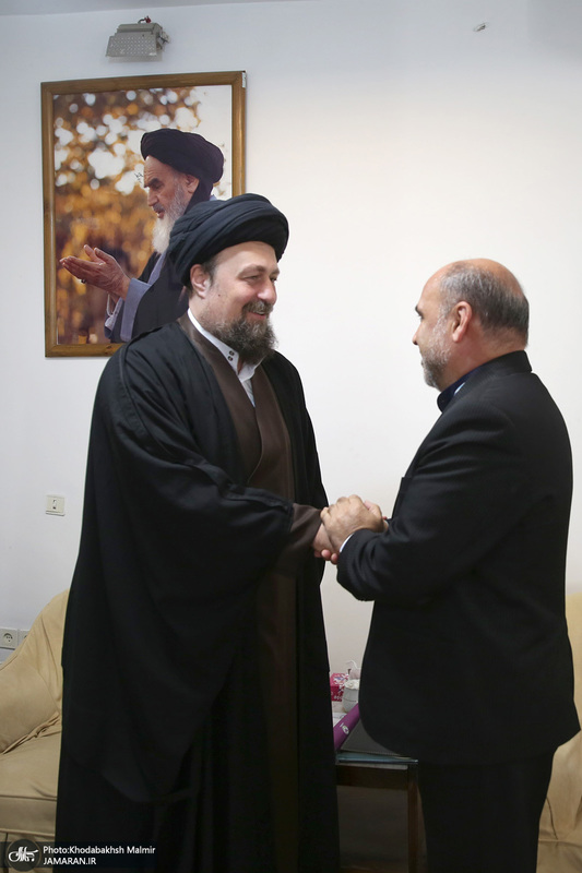 دیدار رئیس کمیته امداد امام خمینی با سید حسن خمینی
